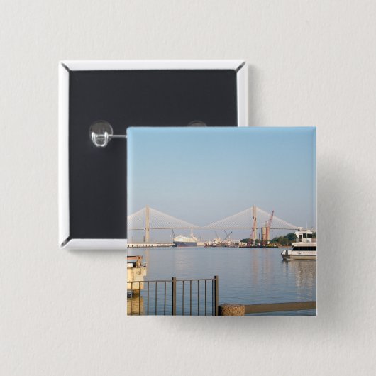 "サバンナ、GA " 缶バッジ (正面&裏面)