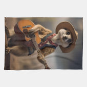 サバンナAメルカトのメロディGuitar Serenade キッチンタオル (横)