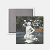 サバンナGAフォーサイスパークファウンテントリトン マグネット (正面/裏面)