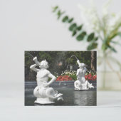 サバンナGAフォーサイスパークファウンテンフォト ポストカード (スタンド正面)