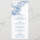 サバンナGAマップエレガントネイビーブルー結婚ズ メニュー (正面)
