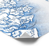 サバンナGAマップ結婚のキープサケウォールアートプリント ポスター (角)