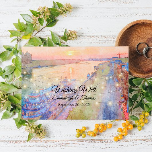 サバンナGAリバー通りウィングウェル結婚ズ エンクロージャーカード