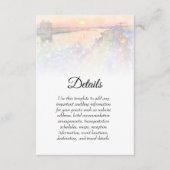 サバンナGAリバー通りサンセット結婚ズ詳細 エンクロージャーカード (正面)