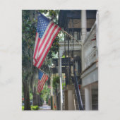 サバンナGA愛国旗ジョーンズセントフォト ポストカード (正面)