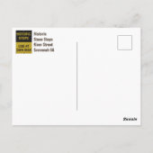 サバンナGA歴史的な階段写真 ポストカード (裏面)