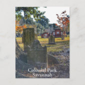 サバンナGA歴史的コロニアルパークフォト ポストカード (正面)