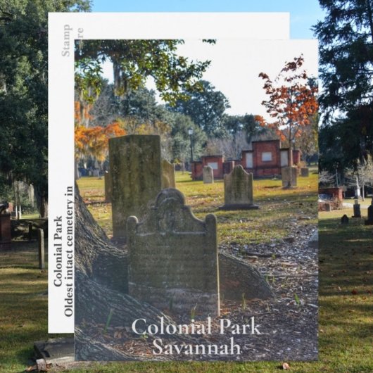 サバンナGA歴史的コロニアルパークフォト ポストカード