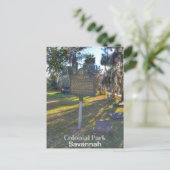 サバンナGA コロニアルパーク墓地の写真 ポストカード (スタンド正面)