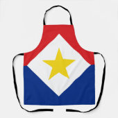サバ国旗 エプロン (正面)