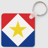 サバ国旗 キーホルダー (裏面)