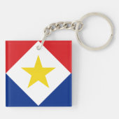 サバ国旗 キーホルダー (裏面)