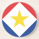 サバ国旗 コースター (正面)