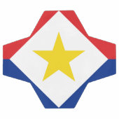 サバ国旗 サッカーボール (フラット)