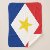 サバ国旗 シェルパブランケット (正面)