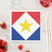 サバ国旗 スタンダードランチョンナプキン (インサイチュ)