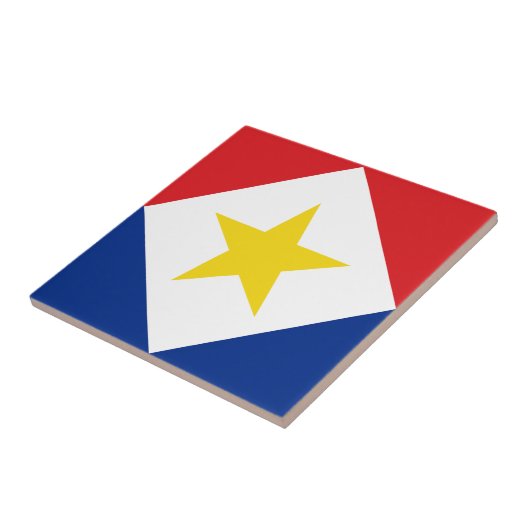 サバ国旗 タイル (側面)