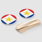 サバ国旗 ハンドファン (組立なし)