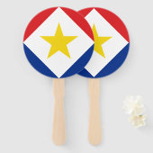 サバ国旗 ハンドファン (正面&裏面)