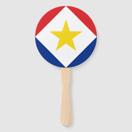 サバ国旗 ハンドファン (正面)