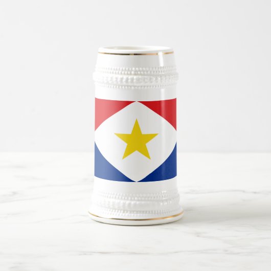サバ国旗 ビールジョッキ (中央)