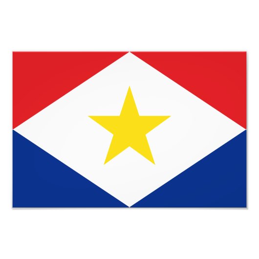 サバ国旗 フォトプリント            (正面)