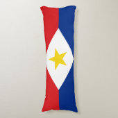 サバ国旗 ボディピロー (正面縦)