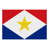 サバ国旗 ポスター (正面)