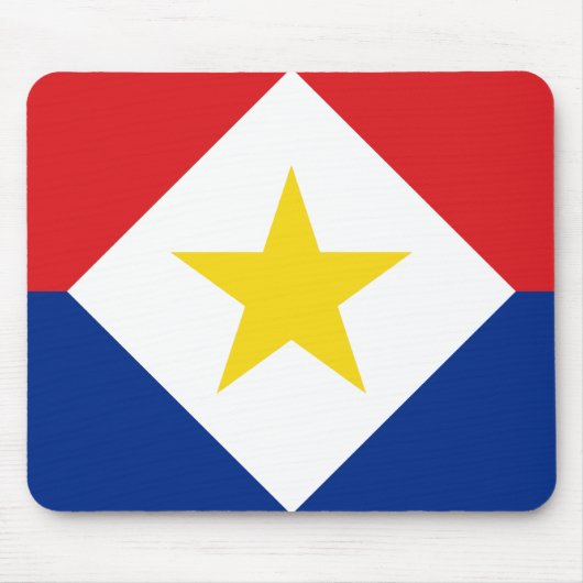 サバ国旗 マウスパッド (正面)