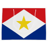 サバ国旗 ラージペーパーバッグ (正面)