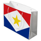 サバ国旗 ラージペーパーバッグ (裏面アングル)