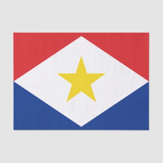 サバ国旗 薄葉紙 (正面)