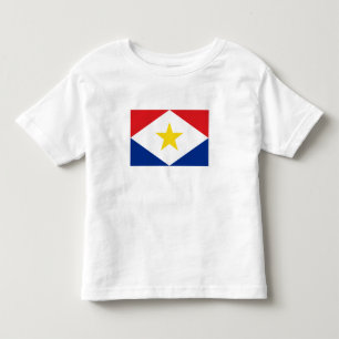 サバ島の旗 トドラーTシャツ