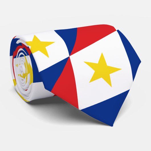 サバ島の旗 ネクタイ (ロール)