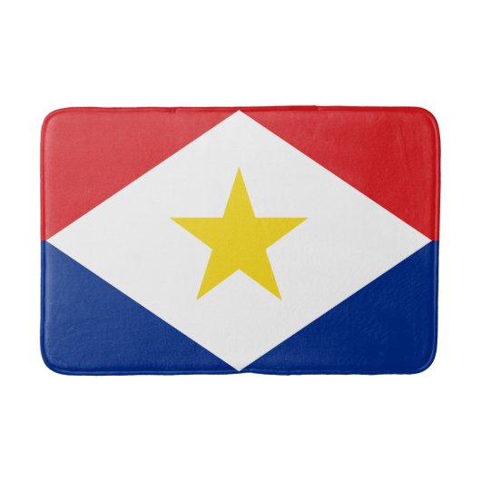 サバ島の旗 バスマット (正面)