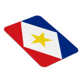 サバ島の旗 マグネット (右側)