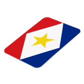 サバ島の旗 マグネット (左側)