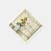 サバ素朴ラ付きカントリーメイソンジャー スタンダードカクテルナプキン (角)