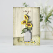 サバ素朴ラ付きカントリーメイソンジャー 出欠カード (スタンド正面)