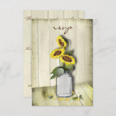 サバ素朴ラ付きカントリーメイソンジャー 出欠カード (正面/裏面)