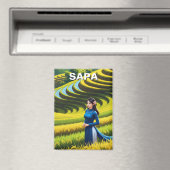 サパトラベルのベトナム人女性 マグネット (インサイチュ (食洗機))