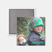 サパベトナムの母と子 マグネット (正面/裏面)