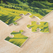 サパベトナムアジアライステラスヴィンテージトラベル ジグソーパズル (側面)