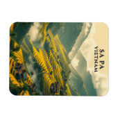 サパベトナムトラベルライステラスマウンテン マグネット (横)