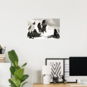 サパロスで貿易に行くフーギ人 ポスター (ホームオフィス)