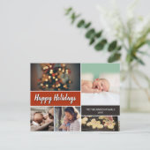 サビオレンジ ハッピーホリデーズ フォト コラージュ クリスマス (スタンド正面)