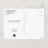 サビオレンジ ハッピーホリデーズ フォト コラージュ クリスマス (裏面)