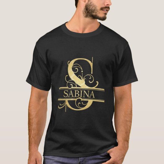 サビナの名前 Tシャツ (正面)