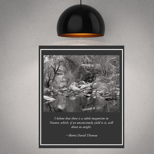 サビノキャニオンクリークウィンターシーン ポスター