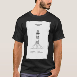 サビーネパスライトハウスルイジアナBD Tシャツ
